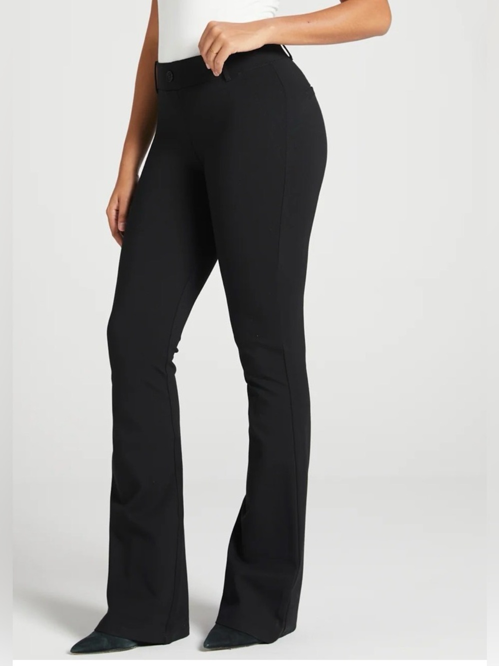Betabrand Classic Dress Pant Yoga Pant | Bootcut
